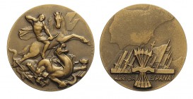 Guerra di Spagna

Medaglia commemorativa della guerra di Spagna, opus E.Monti, Br, 44mm, 37g, RRR, FDC