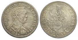 Firenze Testone 1575

Firenze, Francesco I Dè Medici, Testone 1575, RR Ag mm 32,8 g 9,14, buon BB