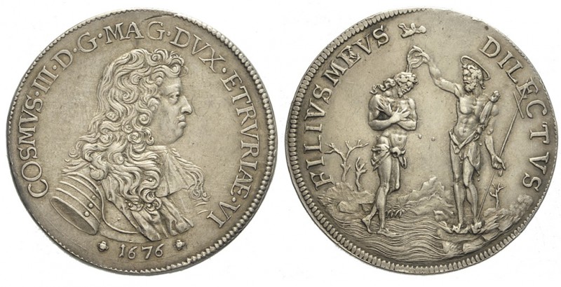 Firenze Piastra 1676

Firenze, Cosimo III Dè Medici, Piastra 1676, Ag mm 44 g ...