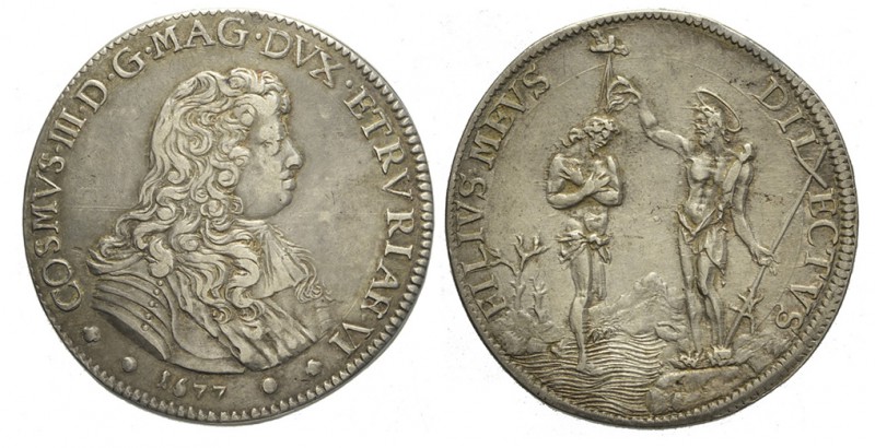 Firenze Piastra 1677

Firenze, Cosimo III Dè Medici, Piastra 1677, Ag mm 43,2 ...