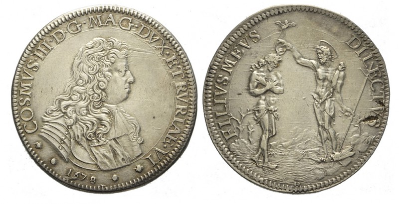 Firenze Piastra 1678

Firenze, Cosimo III Dè Medici, Piastra 1678, Ag mm 44,3 ...