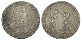Firenze Piastra 1678

Firenze, Cosimo III Dè Medici, Piastra 1678, Ag mm 44,6 g 31,01, BB+