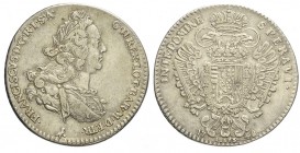 Firenze Francescone 1748

Firenze, Francesco II di Lorena, Francescone 1748, Rara Ag mm 40,4 g 27,19, BB