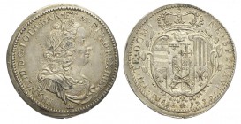 Firenze 1/2 Francescone 1739

Firenze, Francesco II di Lorena, Mezzo Francescone 1739, RR Ag mm 37,2 g 13,63, SPL