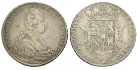 Firenze Francescone 1771

Firenze, Pietro Leopoldo di Lorena, Francescone 1771 LSF, Rara Ag mm 42 g 27,21, q.BB