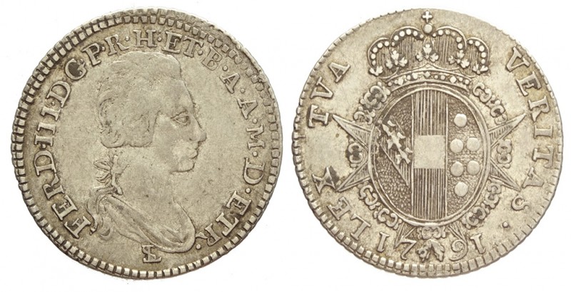 Firenze Paolo 1791

Firenze, Ferdinando III di Lorena, Paolo 1791, Ag mm 24 g ...