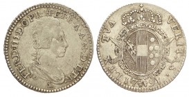 Firenze Paolo 1791

Firenze, Ferdinando III di Lorena, Paolo 1791, Ag mm 24 g 2,62, BB