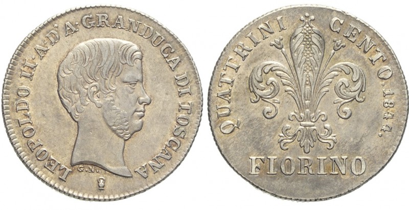 Firenze Fiorino 1844

Firenze, Leopoldo II di Lorena, Fiorino 1844, Non comune...