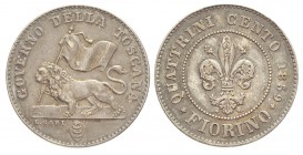 Firenze Fiorino 1859

Firenze, Governo Provvisorio, Fiorino 1859, Ag mm 24 g 6,67, q.SPL