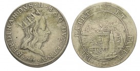 Livorno Tollero 1666

Livorno, Ferdinando II Dè Medici, Tollero 1666, RR Ag mm 41,8 g 26,72, MB-BB