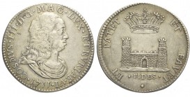 Livorno Tollero 1711

Livorno, Cosimo III Dè Medici, Tollero 1711, Rara Ag mm 42,2 g 26,95, BB/SPL