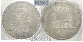 Livorno Tollero 1717

Livorno, Cosimo III de Medici, Tollero 1717, Rara, Ag mm 43,5 g 27,15, Slab PCGS MS62
