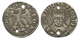 Reggio Emilia Grosso da 2 Soldi 1505-1534

Reggio Emilia, Alfonso I d'Este (1505-1534), Grosso da 2 Soldi, RRRRR Ag mm 18,5 g 1,39 della più grande ...