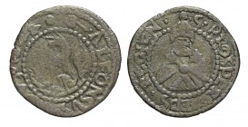 Reggio Emilia Sesino 1505-1534

Reggio Emilia, Alfonso I d'Este (1505-1534), Sesino con l'Unicorno, Rara Mi mm 15,5 g 0,86 MB-BB