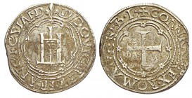 Genova Testone 1499-1507

Genova, Luigi XII Re di Francia (1499-1507), Testone, RR MIR 147 Ag mm 27,5 g 9,57, BB