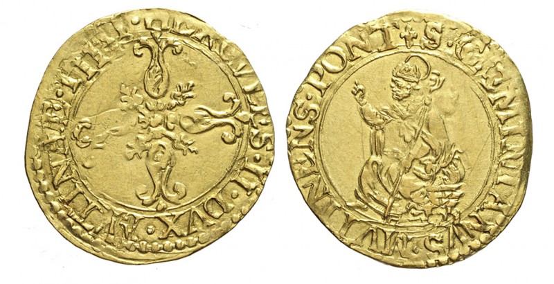 Modena Scudo d'oro 1534-1559

Modena, Ercole II d'Este (1534-1559), Scudo d'or...