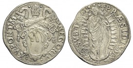 Roma Testone 1621-1623

Roma, Gregorio XV (1621-1623), Testone, Ag mm 28,8 g 9,46, BB-SPL