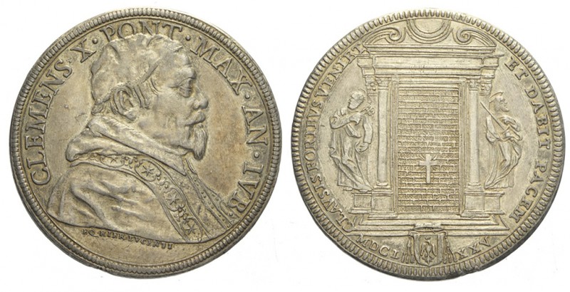 Roma Piastra 1675

Roma, Clemente X, Piastra 1675 con busto e Porta Santa, Ag ...