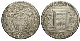 Roma Piastra 1675

Roma, Clemente X, Piastra 1675 con stemma e Porta Santa, Ag mm 44,6 g 31,86, SPL