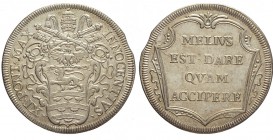 Roma Testone 1676-1689

Roma, Innocenzo XI (1676-1689), Testone s.d., Ag mm 37,5 g 9,14, SPL+