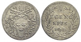Roma Grosso 1698

Roma, Innocenzo XII, Grosso 1698 con EGENO SPES, Ag mm 18,5 g 1,47, SPL-FDC