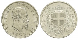Lira 1863 T

Regno d'Italia, Vittorio Emanuele II, Lira "stemma" 1863 T, Non comune Ag mm 23 SPL