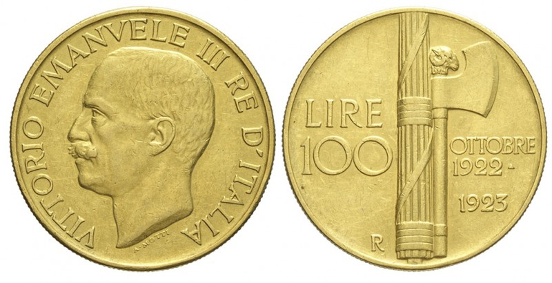 100 Lire 1923

Regno d'Italia, Vittorio Emanuele III, 100 Lire 1923, Rara Au m...