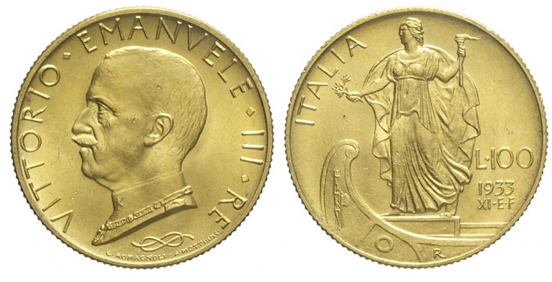 100 Lire 1933

Regno d'Italia, Vittorio Emanuele III, 100 Lire 1933, Rara, Au ...