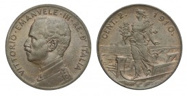 2 Centesimi 1910

Regno d'Italia, Vittorio Emanuele III, 2 Centesimi 1910, Rara Cu mm 20 FDC