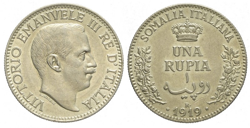 Rupia 1919

Regno d'Italia, Vittorio Emanuele III Colonia Somalia, Rupia 1919,...