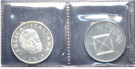 100 Lire 1974 Prova Ag

Repubblica Italiana, Monetazione in Lire, 100 Lire 1974 Prova, RR Ag mm 27,8 nel box originale, FDC
