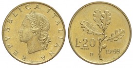 20 Lire 1968 Prova

Repubblica Italiana, Monetazione in Lire, 20 Lire 1968 Prova, Ba mm 21,3 g 3,65, FDC