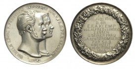 Germany

Germany - Medaglia in onore a Guglielmo di Prussia e Augusta di Sassonia 1854-1868, opus W. Kullri, Ag, 51mm, 54g, R, SPL+