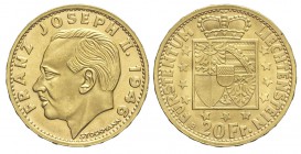 Liechtenstein 20 Franken 1946

Liechtenstein, Franz Josef II, 20 Franken 1946, Au mm 21 g 6,45 FDC