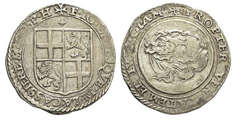 Malta 4 Tarì 1572-1581

Malta, Fra Jean Levesque de la Cassiere (1572-1581), 4...