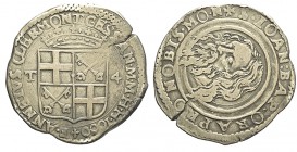 Malta 4 Tarì 1660

Malta, Fra Annet de Clermont Gessan, 4 Tarì 1660, RRR Restelli 1 Ag mm 32 g 10,32 BB