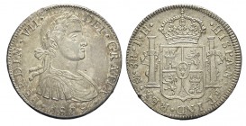 Mexico 8 Reales 1809 

Mexico, Ferdinand VII, 8 Reales 1809 TH, Ag mm 39,5 g 26,98 SPL