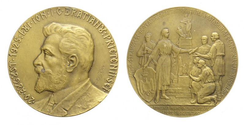 Romania

Romania - Medaglia in onore al politico Ion I.C. Bratianu 1925 in ast...