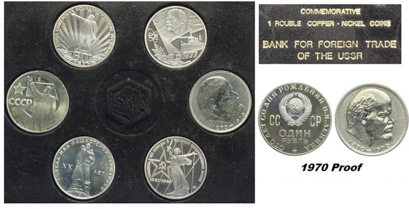 Russia Rouble Proof Set 1965-1982

Russia, CCCP, Rouble Proof Set 1965-1982, O...