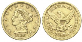 United States 2,5 Dollars 1852

United States, 2,5 Dollars 1852, Au mm 18 g 4,13, BB