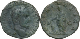 Geta (198-212). AE 'Cast' Limes As, Rome mint, circa 210-212. Obv. P SEPTIMIVS GETA PIVS AVG BRIT. Laureate head right. Rev. VOTA PVBLICA SC. Veiled G...