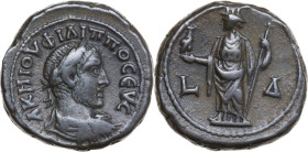 Philip I (244-249). BI Tetradrachm, Alexandria mint (Egypt), dated RY 4 (246/7). Obv. Α Κ Μ ΙΟΥ ΦΙΛΙΠΠΟϹ ΕΥϹ. Laureate, draped and cuirassed bust righ...