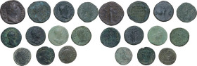 The Roman Empire. Multiple lot of eleven (11) AE unclassified Roman Imperial coins.