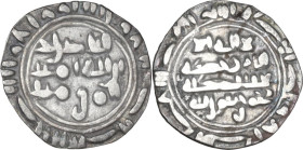 Yemen. Rassids, al-Nasir (301-325 AH / 913-937 AD). AR Sudaysi, Sa'da mint (Yemen). Album 1068. AR. 0.33 g. 12.50 mm. Good VF.