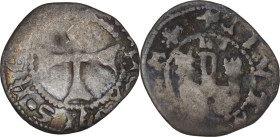 Genoese Colonies. Chios, La Maona. AR Quarter of Gigliato, 1430-1466. Schl. pl. XIV, 22,23,24,26; Lunardi S14,16,28. AR. 0.71 g. 15.50 mm. RR. Very ra...
