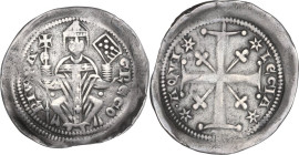 Aquileia. Gregorio di Montelongo (1251-1269). Denaro. CNI 26/29; MIR (Triv., Istria, Dalm. ed Alb.) 18; Bernardi 21. AG. 0.97 g. 20.00 mm. R. BB.