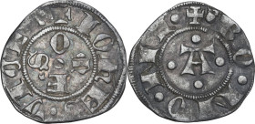 Bologna. Giovanni Visconti (1350-1360). Bolognino grosso. CNI 1; MIR (Emilia) 5; Chim. 57. AG. 1.21 g. 19.50 mm. Bella patina riposata. Bel BB.