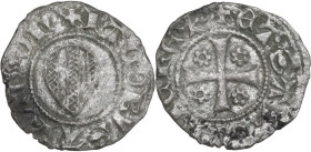 Bonaria. Giacomo II d'Aragona (1323-1327). Alfonsino minuto. CNI 4 (Denaro - Villa di Chiesa); MIR (Piem. Sard. Lig. Cors.) 5. MI. 0.55 g. 15.00 mm. R...