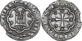 Genova. Simon Boccanegra (1339-1344). Grosso. CNI 165/183; MIR (Piem. Sard. Lig. Cors.) 33. AG. 2.91 g. 22.50 mm. Patina riposata. Piccole mancanze de...
