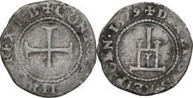 Genova. Dogi Biennali (1528-1797), II fase (1541-1637). Cavallotto 1579 sigle LB. CNI 5/11; MIR (Piem. Sard. Lig. Cors.) 242/6. AG. 2.77 g. 22.00 mm. ...